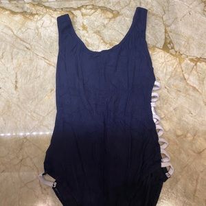 Black cutout bodysuit